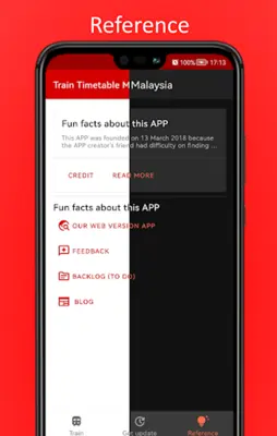 Train Timetable Malaysia android App screenshot 1